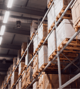 Racks in Cargoz Warehouse